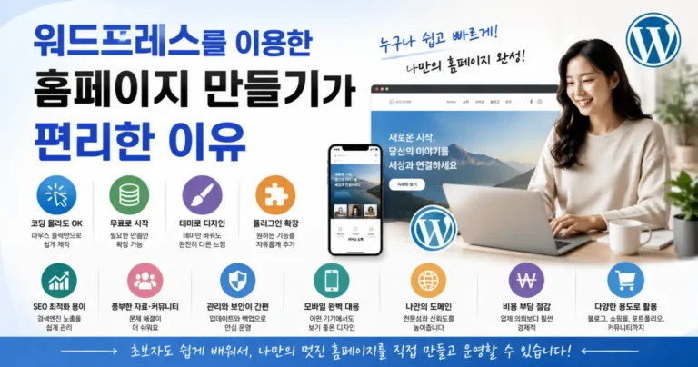 홈페이지 만들기 관련 이미지