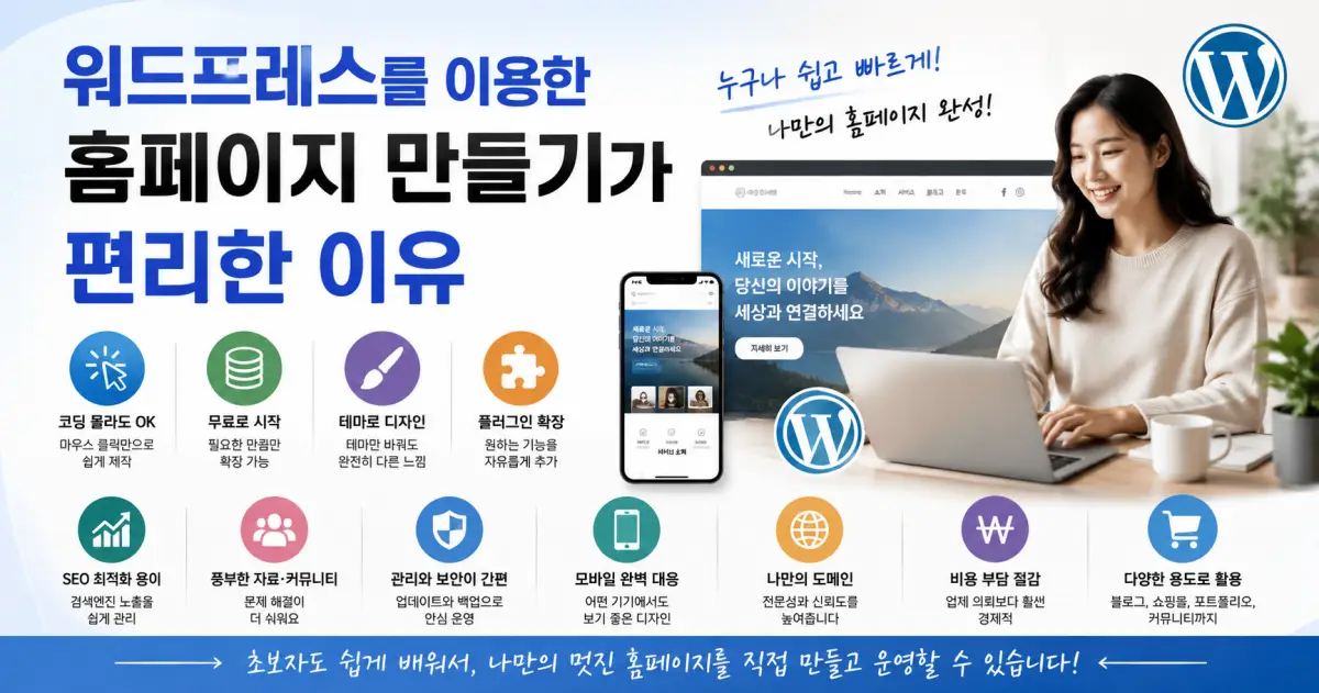 홈페이지 만들기 관련 이미지