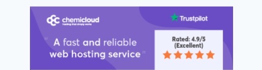 ChemiCloud - A fast and reliable web hosting service, Trustpilot 4.9/5